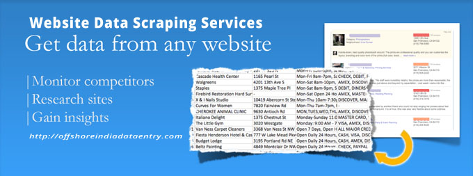 Website Data Scraping