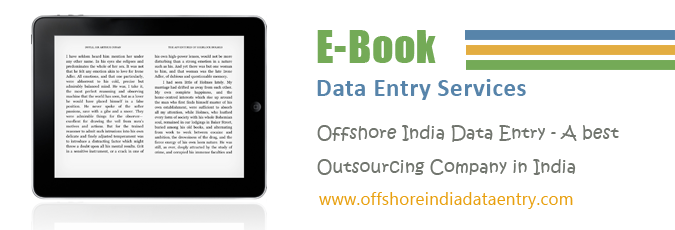 e-book data entry services